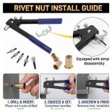 Vidroxin 430 Piece SAE Rivet Nut Tool Kit