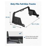 Joytutus Roll Bar for Full Size Truck with Storage Lock Boxes