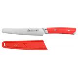 Cangshan Helena Series 5" Round-Tip Serrated Utility Knife with Sheath