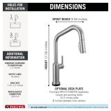 Delta Cordova Touchless Kitchen Faucet with Touch Technology