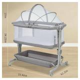 Garvee 3-in-1 Bedside Bassinet/Travel Crib