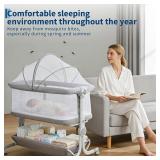 Garvee 3-in-1 Bedside Bassinet/Travel Crib