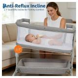 Garvee 3-in-1 Bedside Bassinet/Travel Crib