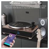 LP&No.1 High Fidelity All-in-One Record Player with Stereo Speakers