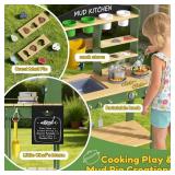 Mierum Outdoor Wooden Play/Mud Kitchen for Toddlers