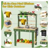 Mierum Outdoor Wooden Play/Mud Kitchen for Toddlers