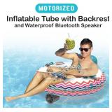 Inspired Living Motorized Inflatable Pool Float Lounger