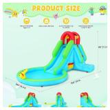 Whubefy Inflatable Water Slide for Kids