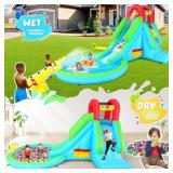 Whubefy Inflatable Water Slide for Kids