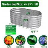 Anblize Galvanized Raised Garden Bed