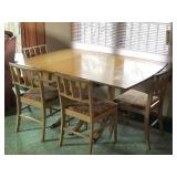 Vintage Dining Room Table with 4 Chairs - Smoke Free and it does show some wear and tear - see pictures