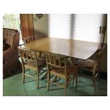 Vintage Dining Room Table with 4 Chairs - Smoke Free and it does show some wear and tear - see pictures
