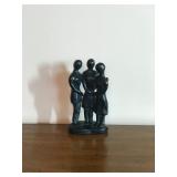 Abstract Faceless Women Sculpture Sisters Family Signed 2004