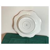 Certified International Large Decorative Plate with Flowers