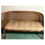Antique Style Cane Loveseat - Smoke free