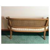 Antique Style Cane Loveseat - Smoke free