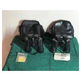 2 - Sets of Binoculars with Storage Bags