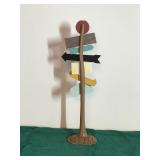 Small Wooden Decorative Sign for the Cabin - Camp Bear Paw - To the Lake and More