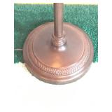 Tiffany Style Stained Glass Tall Lamp with Flower Design
