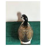 Large Hand Carved Canadian Goose Wooden Decoy - Signed and Dated