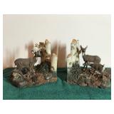 Whitetail Deer Book Ends