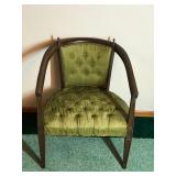Vintage Upholstered Arm Chair  - smoke free