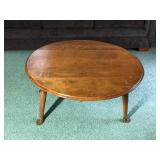 Solid Wood Drop Leaf Coffee Table  - smoke free