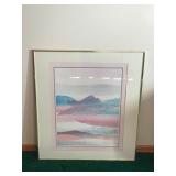 Wall Hanging Picture of Mountains and Trees