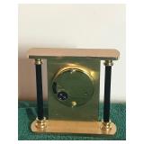 Howard Miller casey petite brass desk clock with alarm