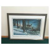Framed, Signed and Numbered Print by Terry Redlin - “Night Watch” - 333/2400