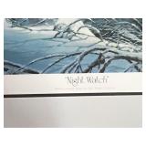 Framed, Signed and Numbered Print by Terry Redlin - “Night Watch” - 333/2400