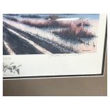 Framed, Signed and Numbered Print By Jerry Raedeke - “Wake Up Call” - 673/999