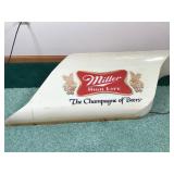 Vintage Miller High Life Lighted Beer Sign - “The Champagne of Beers”