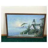 Framed and Signed Oil Painting on Canvas by Jane Maloy