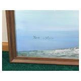 Framed and Signed Oil Painting on Canvas by Jane Maloy