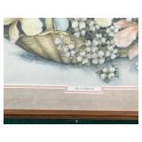 Framed, Signed and Numbered Picture by Van Hoose - “Iris and Dogwood” - 357/1250