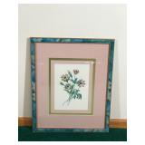 Framed Picture of a Flower