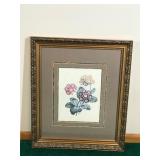 Framed Picture of Flowers
