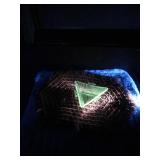 Vintage Hersey Ridgeleigh 3 Handled Candy Dish - Uranium - turns green when hit with a black light