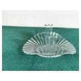 Vintage Heisey Ridgeleigh Bon Bon Dish - Uranium - Glows green when hit with a black light