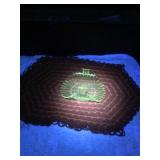 Vintage Heisey Ridgeleigh Bon Bon Dish - Uranium - Glows green when hit with a black light