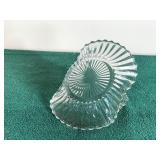 Vintage Heisey Ridgeleigh Bon Bon Dish - Uranium - Glows green when hit with a black light