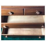 Vintage Solid Wood 3 Drawer Dresser - smoke free