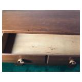 Vintage Solid Wood 3 Drawer Dresser - smoke free