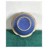 Old Antique Vintage Blue Red Wing Shoulder Bowl 7 Inch Scalloped Kitchen Mixing Baking Bowl