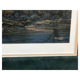 Framed and Numbered Print by Terry Redlin - “Spring on the Greens - Oh…the joy of hunting for the lost Ball”