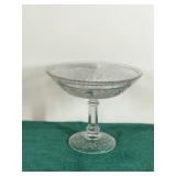 Vintage Compote - Uranium - Glows green when hit with a black light
