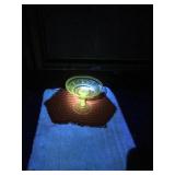 Vintage Compote - Uranium - Glows green when hit with a black light