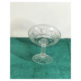 Vintage Compote - Uranium - Glows green when hit with a black light