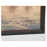 Beautiful Framed, Signed and Numbered Print by Greg Alexander - “Peaceful Encounter” - AP 65/99